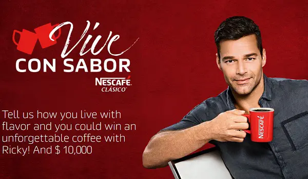 NESCAFÉ Clásico Vive Con Sabor Sweepstakes