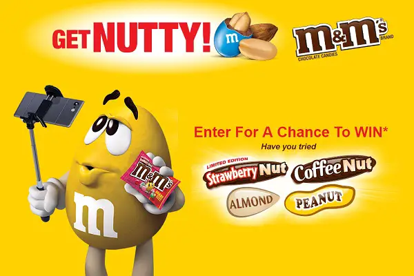 M&M’s Brand Get Nutty Sweepstakes