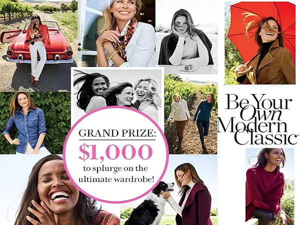 O, The Oprah Magazine Talbots Sweepstakes