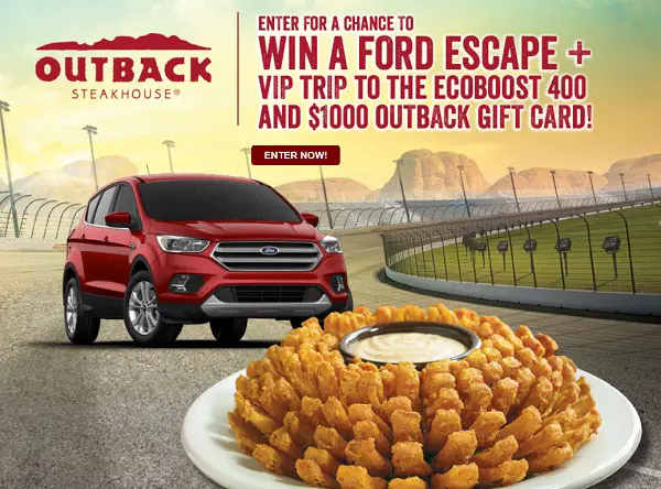 Outback Steakhouse “2017 Fall Racing” Sweepstakes