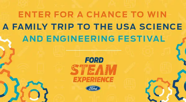 Parents Magazine Ford Steam Experience Sweepstakes
