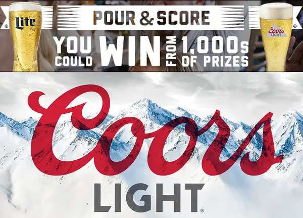 Coors Light Pour And Score Sweepstakes