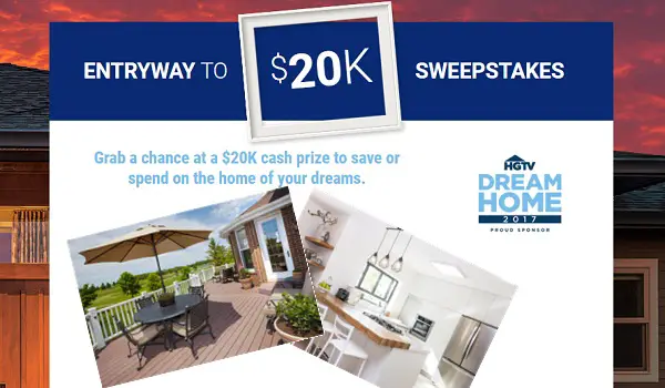 Realtor.com Entryway to $20K Sweepstakes
