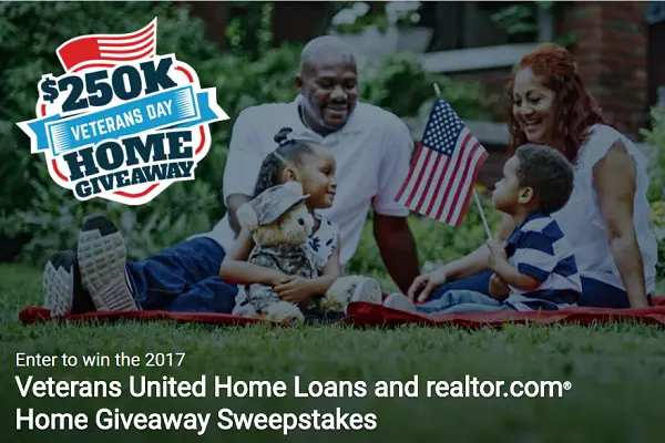 Veterans United Home Loans and Realtor.com Home Give-Away Sweepstakes