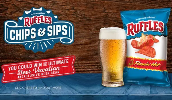 Ruffles Chips and Sips Sweepstakes