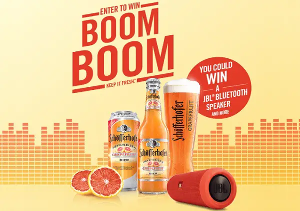 Schofferhofer Grapefruit “Boom Boom” Sweepstakes