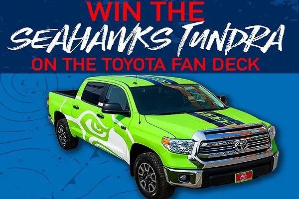 Seahawks.com Tundra Giveaway: Win Toyota Tundra