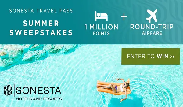 Sonesta Travel Pass Summer Sweepstakes