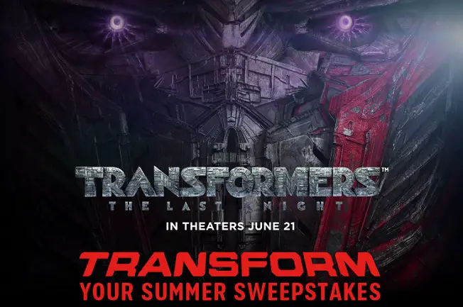 Sonic Transform Your Summer Instant Win Game & Sweepstakes
