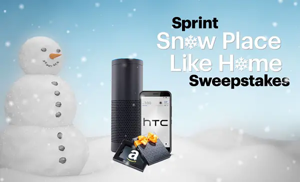 Sprint Snow Place Like Home Sweepstakes