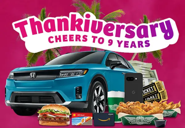 T-Mobile Thankiversary Giveaway – Win $90,000 Cash, a Honda Prologue, or a Year of Free Perks!