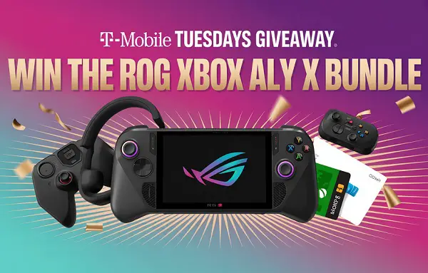 T-Mobile Tuesdays Giveaway: Win the ROG Xbox Ally X Bundle