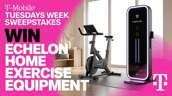 T-Mobile Tuesdays Week Sweepstakes – Win Echelon Home Exercise Equipment Up to $5,000