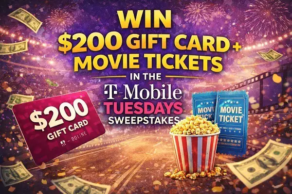 T-Mobile Tuesday Giveaway - Win Dinner & Movie Bundle! (25 Winners)