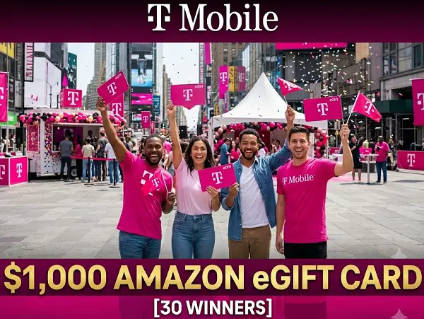 T-Mobile Tuesdays Week Sweepstakes – Win a $1,000 Amazon eGift Card [30 Winners]