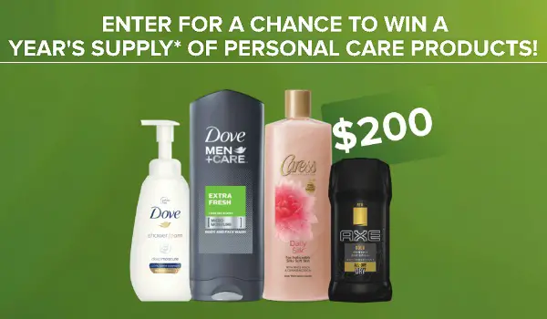 Unilever Take A New Look Sweepstakes