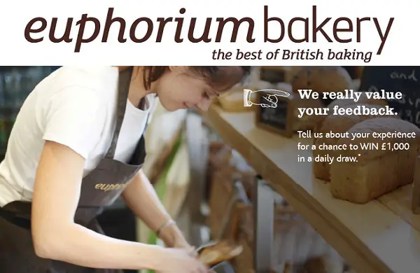 Take Euphorium Bakery Customer Survey