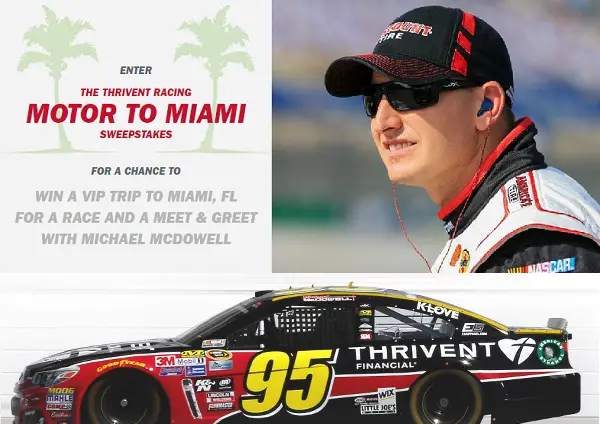 Thrivent Racing - Motor to Miami Sweepstakes