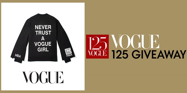 Vogue 125 Giveaway