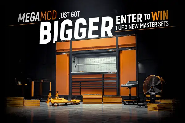 Win a $31,579 MEGAMOD1858 Tool Storage Package! (3 Winners)