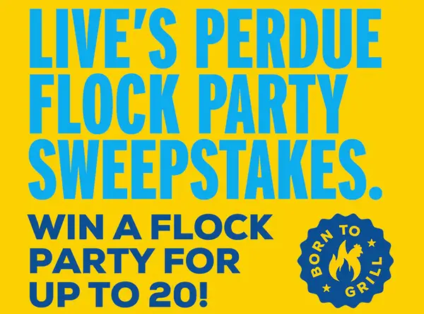 Win The LIVE’s Perdue Flock Party Sweepstakes