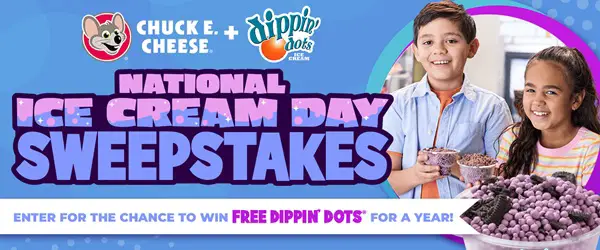 Win The Dippin’ Dots National Ice Cream Day Sweepstakes