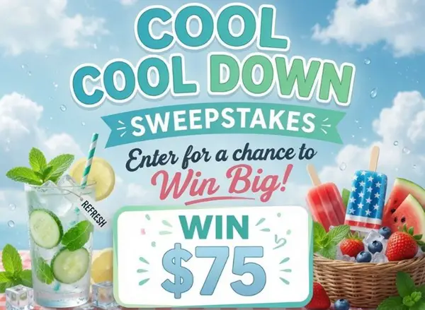 Win A $75 Gift Card Cool Down Sweepstakes