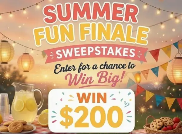 Win A $200 Gift Card Summer Fun Finale Sweepstakes
