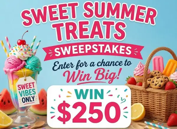 Win $250 Gift Card Sweet Summer Treats Sweepstakes