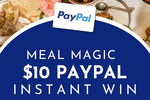 Win $10 PayPal Meal Magic Instantly