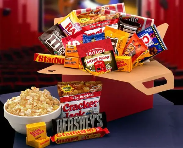 Win Movie Night Treats for a Relaxing Evening at Home Gift Basket Giveaway