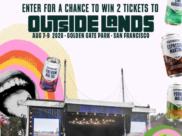 Win The Cutwater– Outside Lands Ticket Sweepstakes