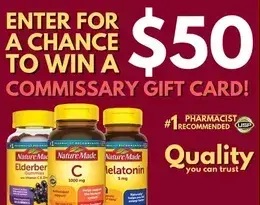 Win 2026 Nature Made Gift Card Sweepstakes
