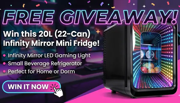Win The Gaming Mini Fridge Giveaway