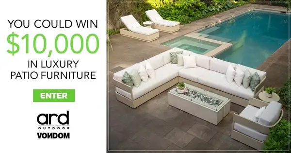 Win $10,000 in Luxury Outdoor Furniture from ARD Outdoor + Vondom Giveaway