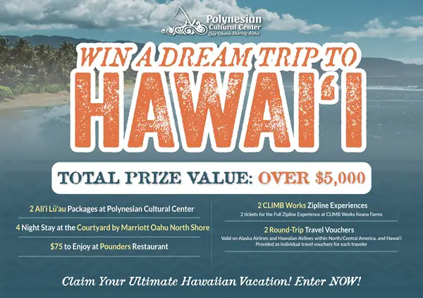 Win A Dream Trip to Hawaii Sweepstakes