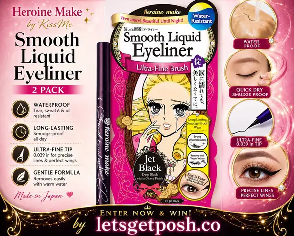 Win The Iconic Heroine Make Smooth Liquid Eyeliner Giveaway
