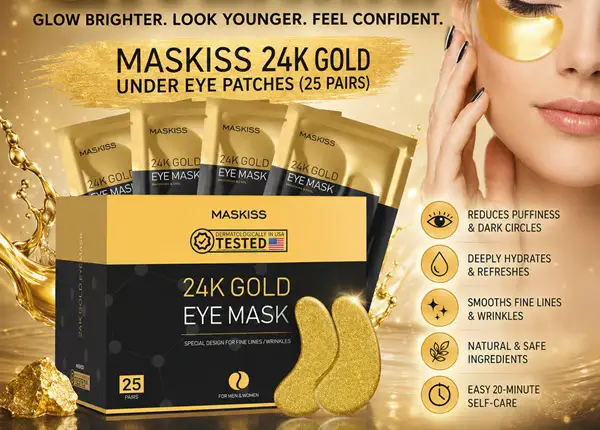 Win Maskiss 24K Gold Under Eye Patches Giveaway