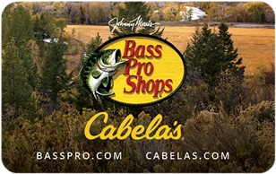 Win CarbonTV $250 Bass Pro Shops / Cabela’s Gift Card Giveaway