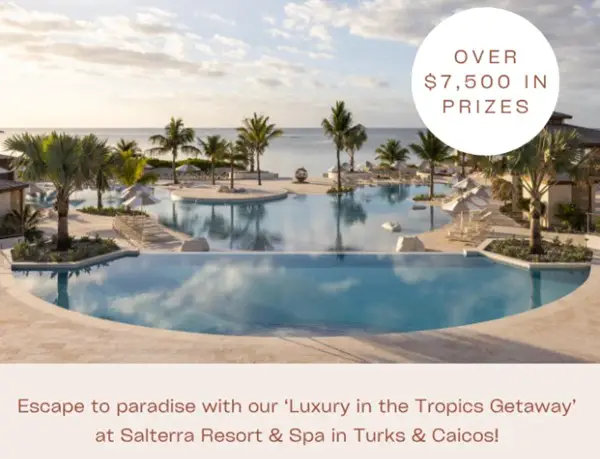 Win Luxury in the Tropics Getaway Sweepstakes