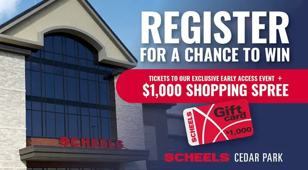 Win A $1,000 SCHEELS Gift Card Sweepstakes