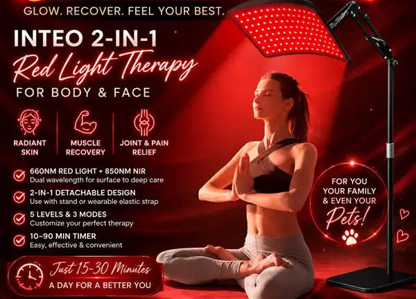 Win INTEO Red Light Therapy Giveaway