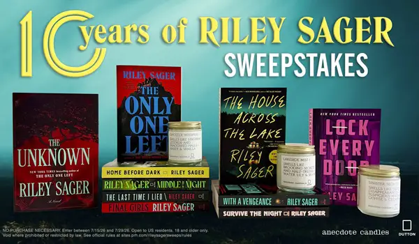 Win The 10 Years of Riley Sager Sweepstakes
