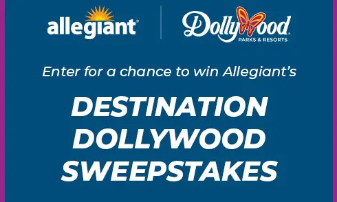 Win Allegiant Destination Dollywood Sweepstakes