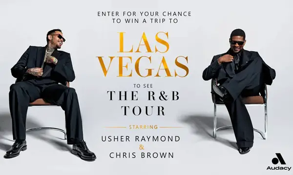 Win The R&B Tour Flyaway to Las Vegas Trip for 2 Featuring Chris Brown and Usher Sweepstakes