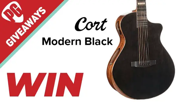 Win A Cort Guitars Modern Black Guitar Giveaway