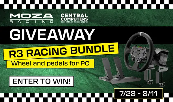 Win MOZA R3 Bundle Giveaway