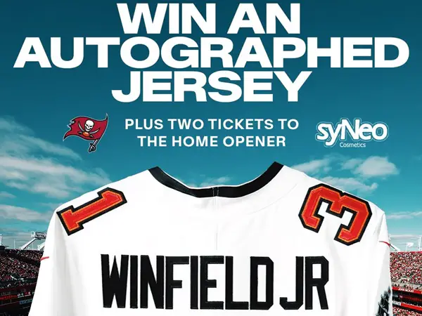 Win Syneo Cosmetics: Autographed Jersey Giveaway
