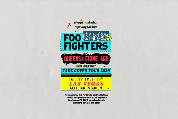 Win Foo Fighters Take Cover Flyaway Sweepstakes