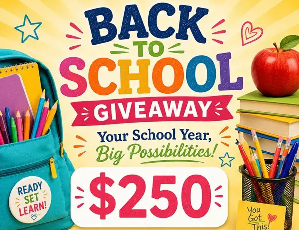 Win A $250 Gift Card Back-to-School Boost Sweepstakes
